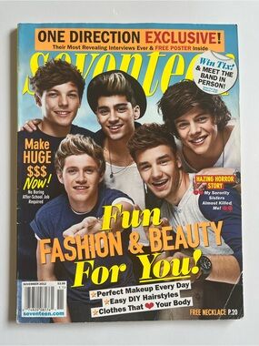 Seventeen Magazine - One Direction Cover November 2012
